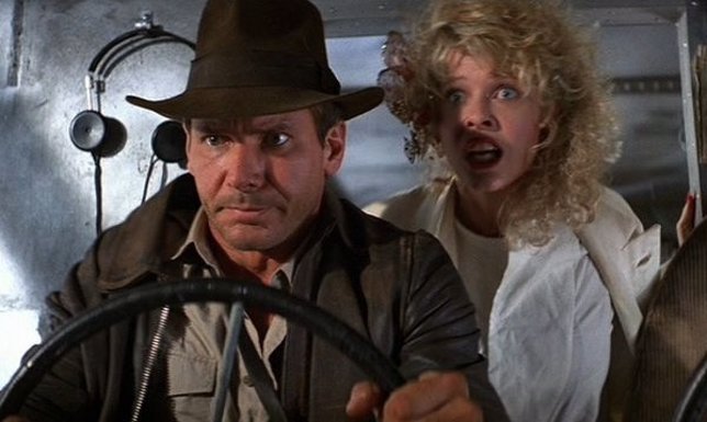 Indiana Jones y el Templo maldito, película en la que Harrson Ford pilota avione