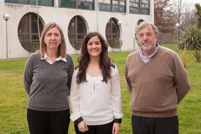 Carmen García Olaverri, Lucía Garcés Galdeano y Emilio Huerta Arribas