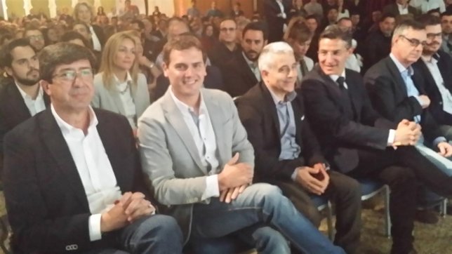Albert Rivera y Juan Marín en Granada