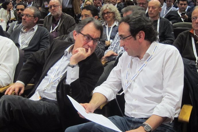 Artur Mas y Josep Rull, CDC