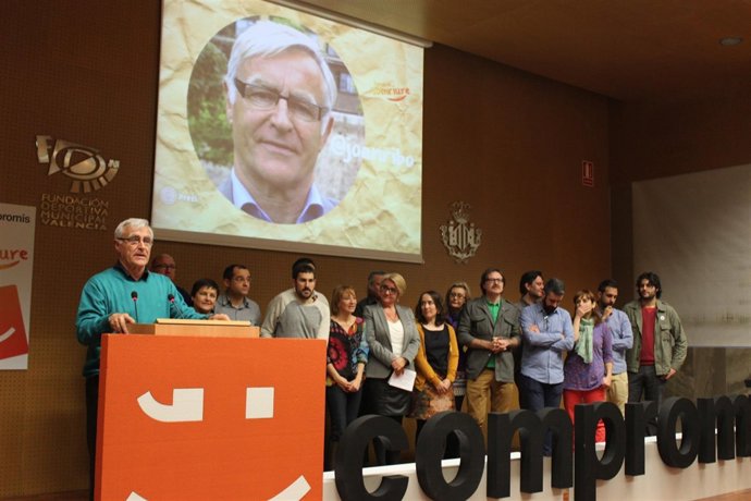Joan Ribó presenta el programa de Compromís para gobernar Valencia.