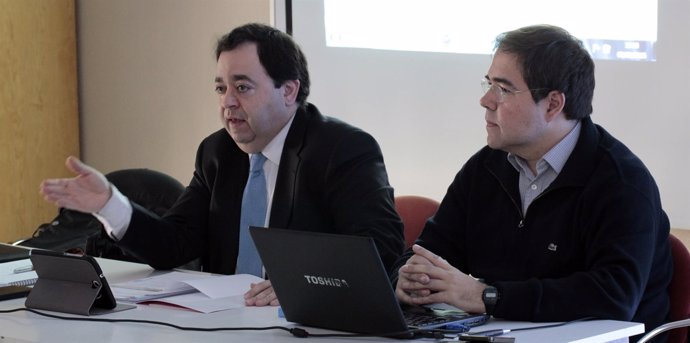 Rafael Delgado y José Ángel Martín, de UPyD Castilla y León