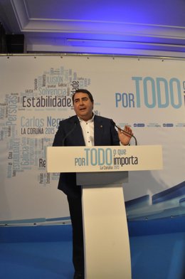 El alcalde de A Coruña, Carlos Negreira