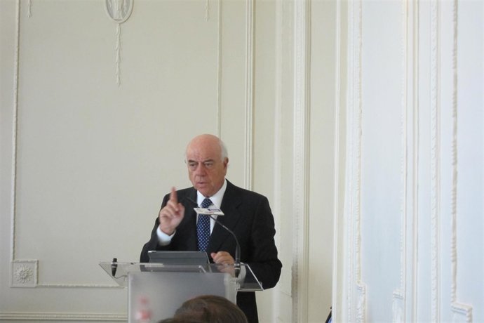 El presidente de BBVA, Francisco González