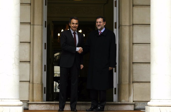 Zapatero Se Reúne Con Mariano Rajoy En La Moncloa