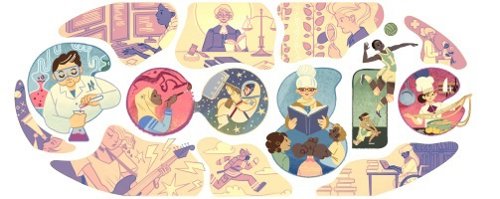 Doodle día de la mujer trabajadora
