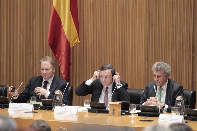Mario Draghi en el Congreso de los Diputados