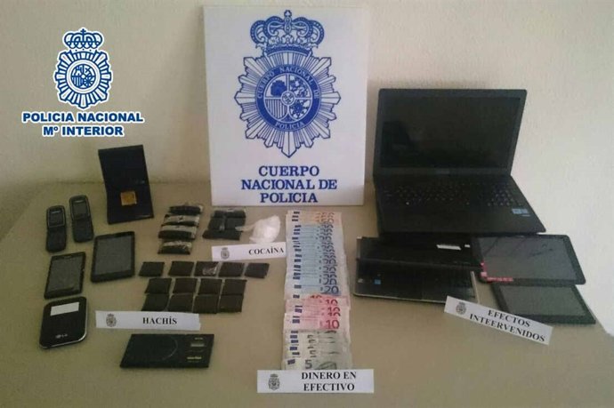 Recurso de material incautado por la Policía Nacional