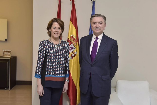 Barcina y el embajador Korchagin