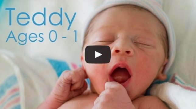 De 0 a 1 año: Este vídeo muestra lo rápido que crecen los niños