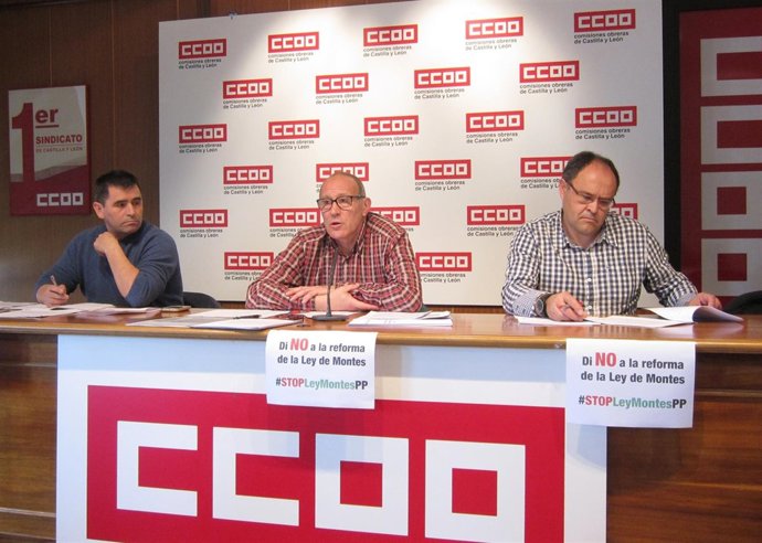 Rueda de prensa de CCOO sobre la reforma de la Ley de Montes