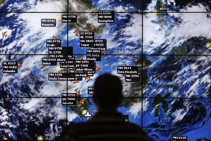 Búsqueda del avión MH370 desaparecido en el Índico en marzo