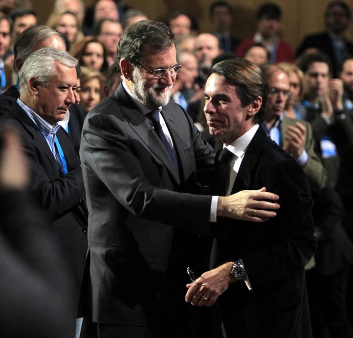 José María Aznar y Mariano Rajoy