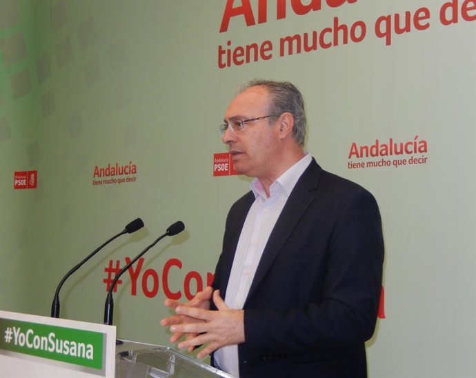 Durán en la sede del PSOE