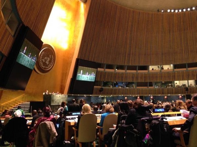 Delegaciones del Congreso y Senado en un foro de la ONU