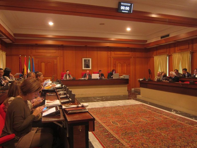 Celebración del Pleno del Ayuntamiento