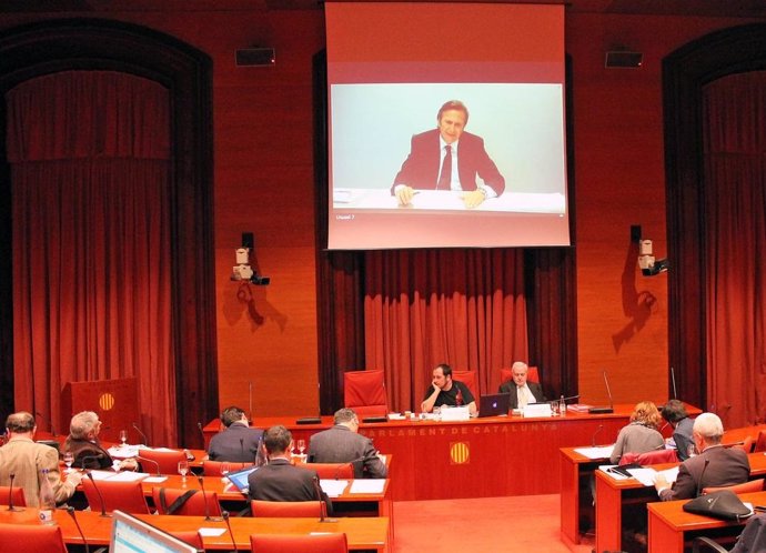 Josep Pujol Ferrusola ante la comisión de fraude del Parlament