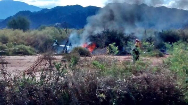 Choque de dos helicópteros en Argentina deja diez muertos