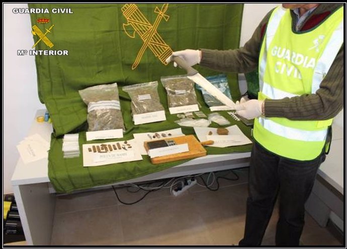 Cinco detenidos por vender droga en Utrera (Sevilla)