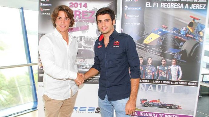 Roberto Merhi y Carlos Sainz junior