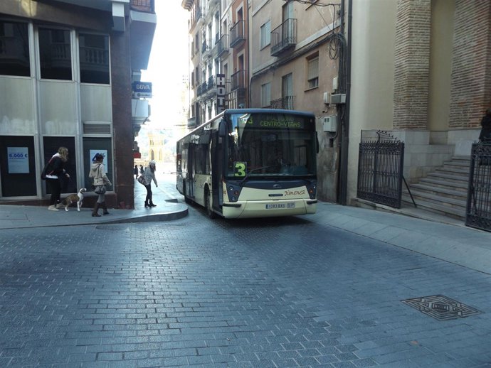 Autobús urbano de Teruel.