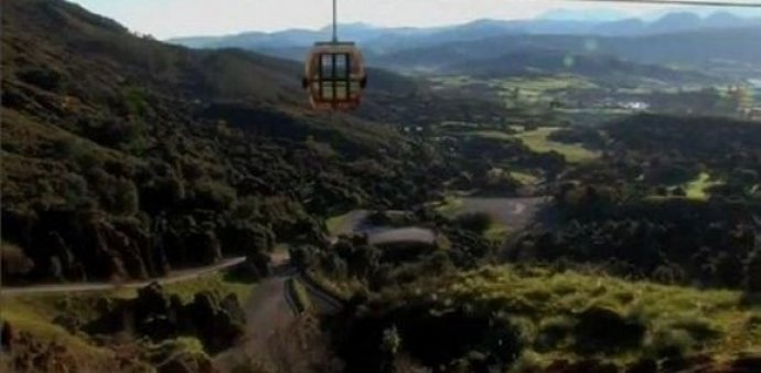 Infografía de la telecabina de Cabárceno (Archivo)