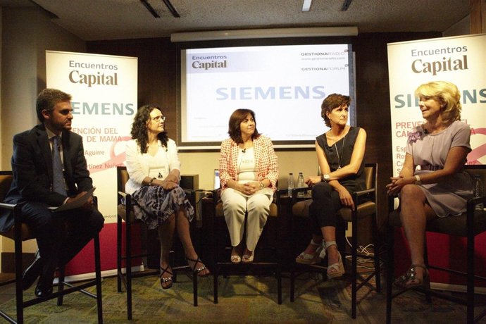 María San Gil y  Esperanza Aguirre