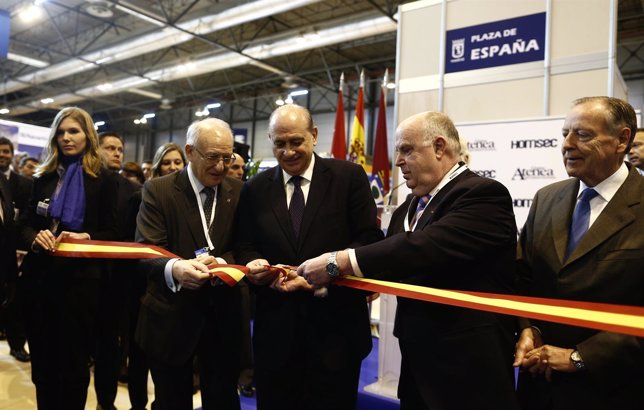 Jorge Fernández Díaz en la inauguración del Salón de Tecnologías de Seguridad