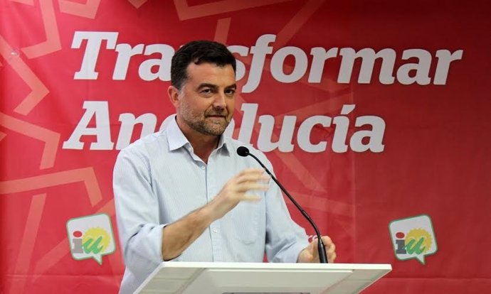 El c andidato de IU a la Junta, Antonio Maíllo.
