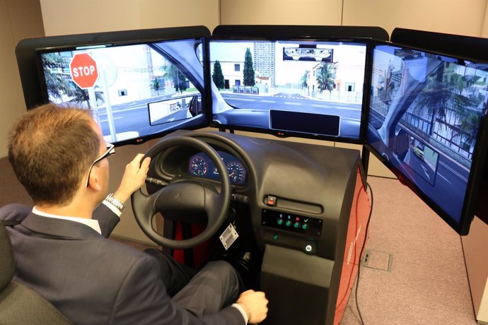 Simulador de formación en seguridad vial