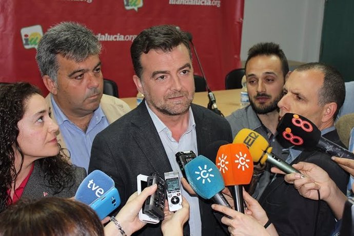 El candidato de IU a la Junta de Andalucía, Antonio Maíllo.