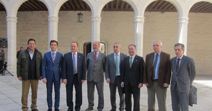Alejandro Blanco en la inauguración de la Galería de Deportistas Ilustres