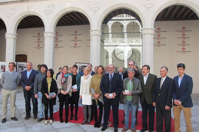 Algunos de los deportitas ilustres homenajeados por la UVA