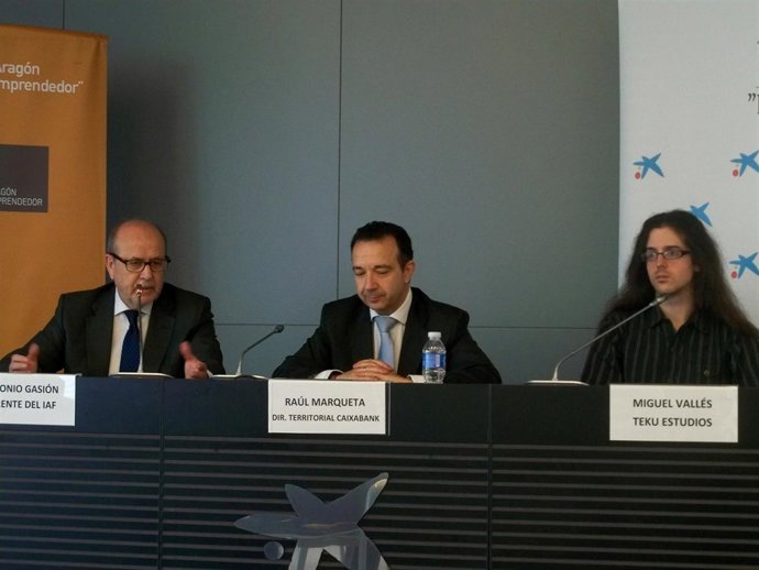 Antonio Gasión, Raul Marqueta y Miguel Vallés