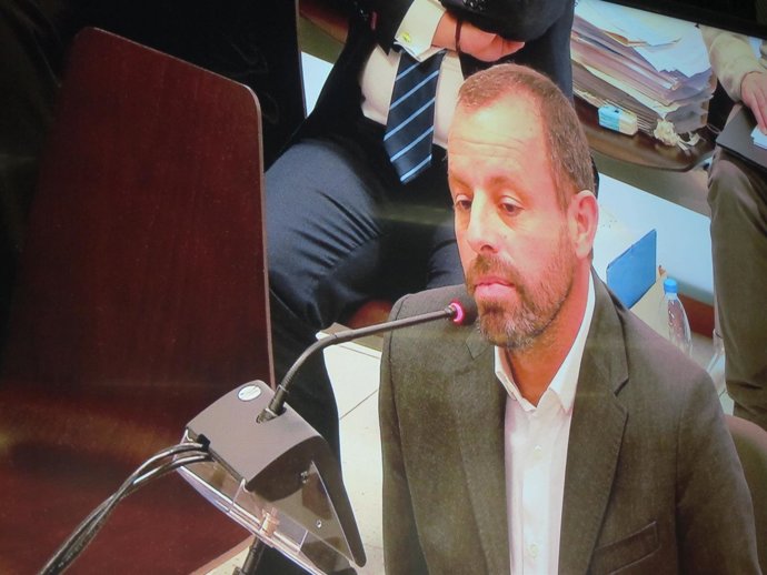 Expte.FC Barcelona Sandro Rosell, declaración judicial (imagen circuito cerrado)