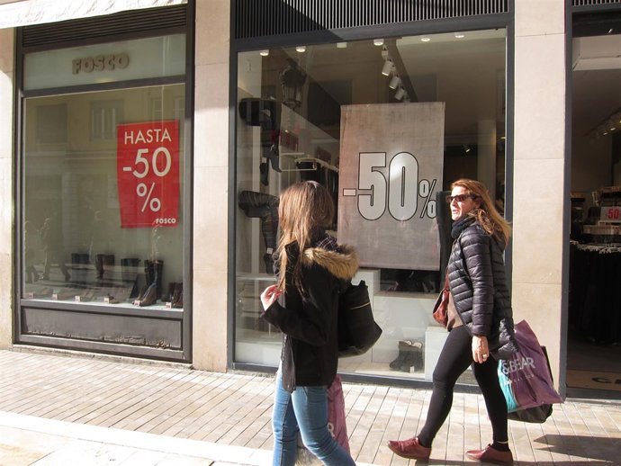 Rebajas, tiendas, comercios, Málaga