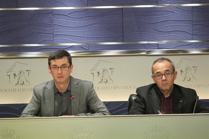José Luis Centella y Joan Coscubiela
