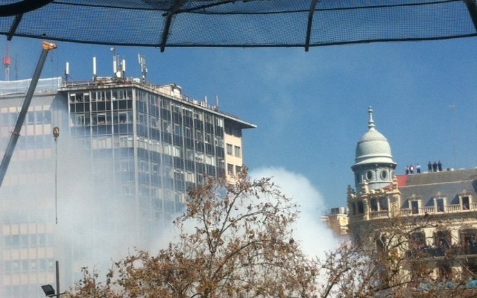 Décima 'mascletà' de las Fallas 2015