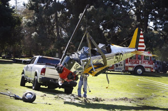 Avioneta de Harrison Ford accidentada en Los Ángeles