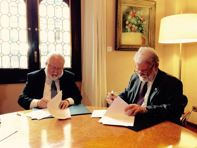 Salvador Esteve y Joandomènec Ros