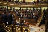 El Congreso guarda un minuto de silencio en recuerdo a las víctimas del 11M
