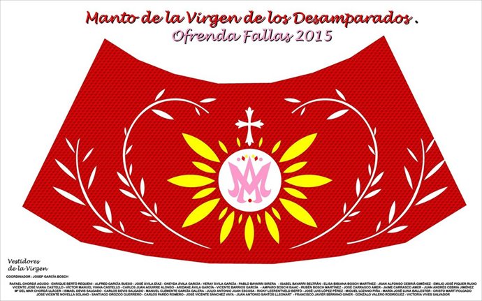 Imagen del Manto de la Virgen