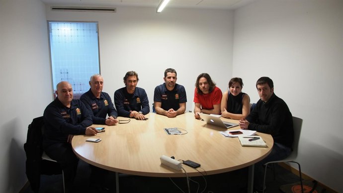 REUNIÓN CON BOMBEROS