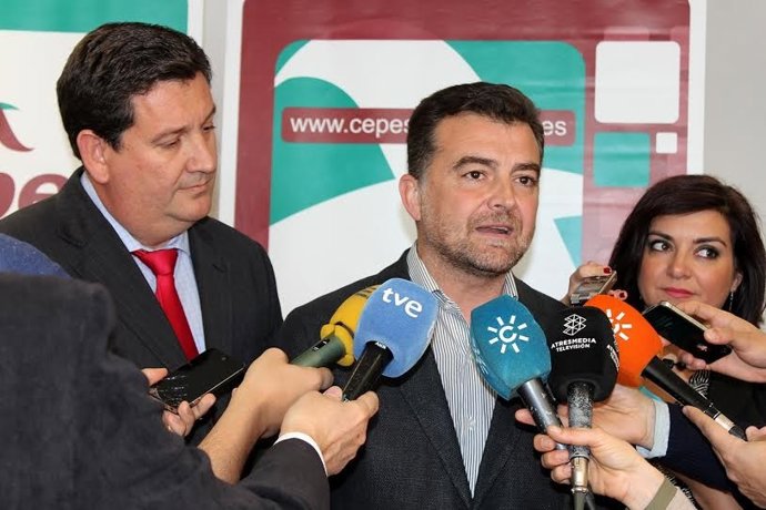 El candidato de IU a la Presidencia de la Junta, Antonio Maíllo.