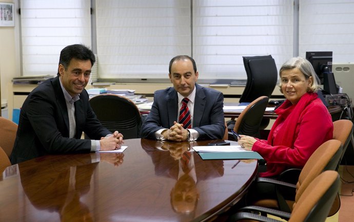 Reunión de Miguel Ángel Serna con el portavoz del PP en Ayuntamiento de Comillas