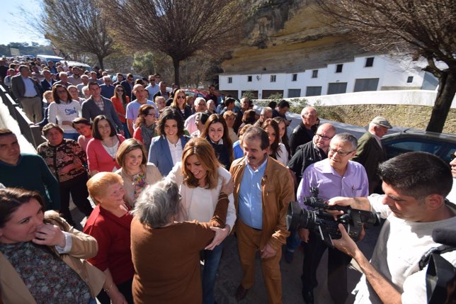 Susana Díaz, en su visita a la provincia de Cádiz