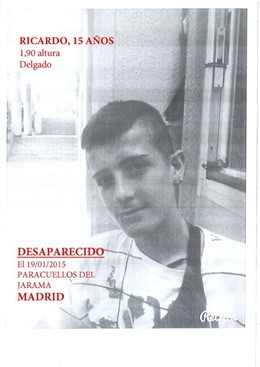 Imagen del desaparecido