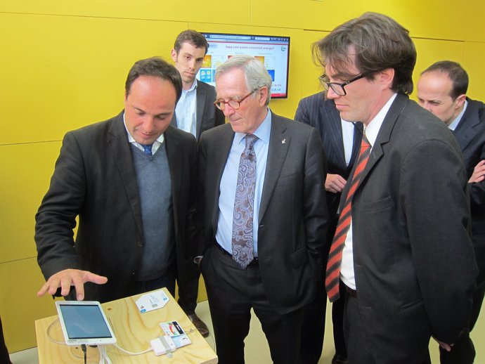 El alcalde Xavier Trias visita  el Barcelona Advanced Industry Park
