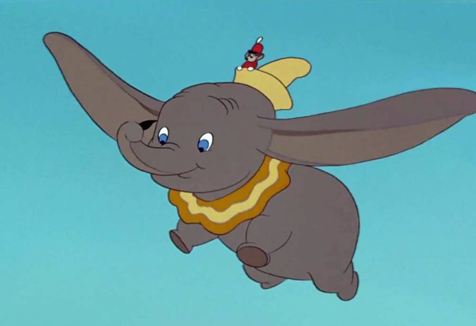 Dumbo en la película de Disney