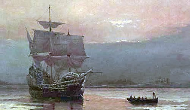 El Mayflower llegó a América del Norte en 1620